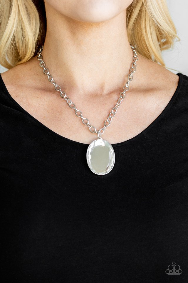 Paparazzi ♥ Light As HEIR - White ♥ Necklace