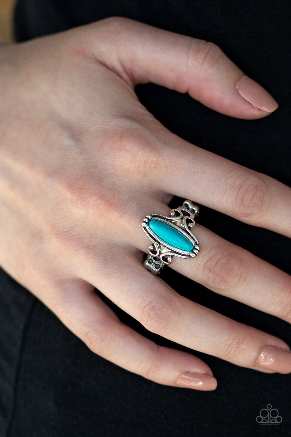 Paparazzi ♥ Desert Canyons - Blue ♥  Ring