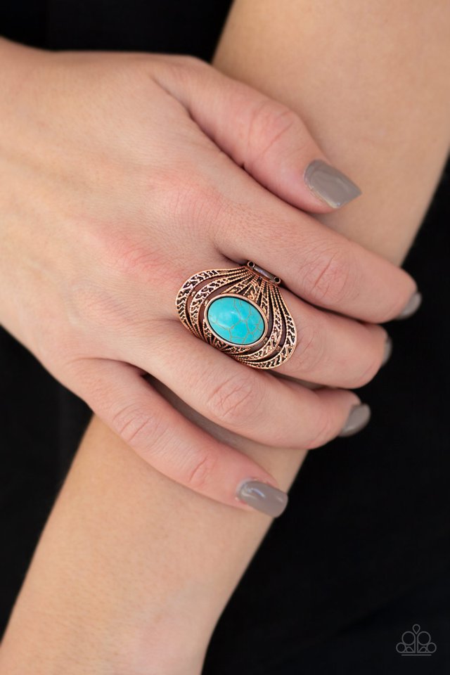 Paparazzi ♥ Royal Roamer - Copper ♥ Ring