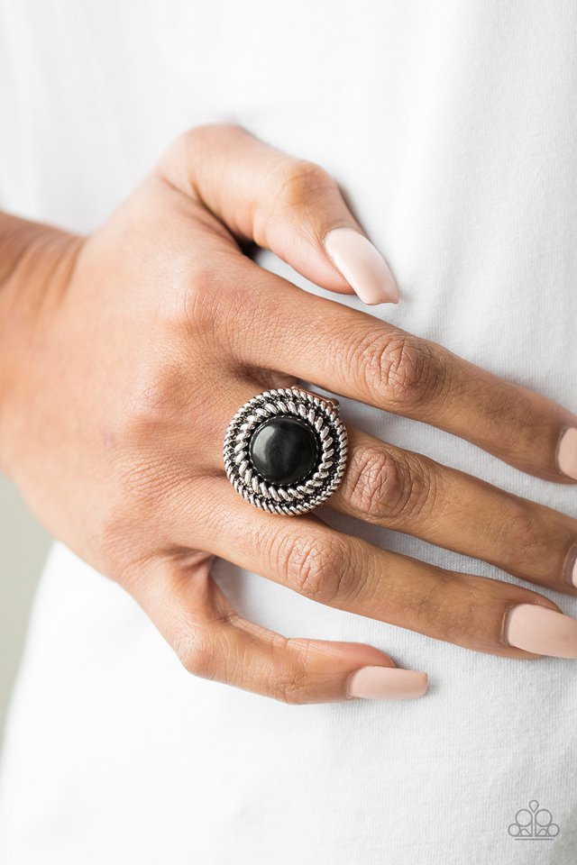 Paparazzi ♥ Rare Minerals - Black ♥ Ring