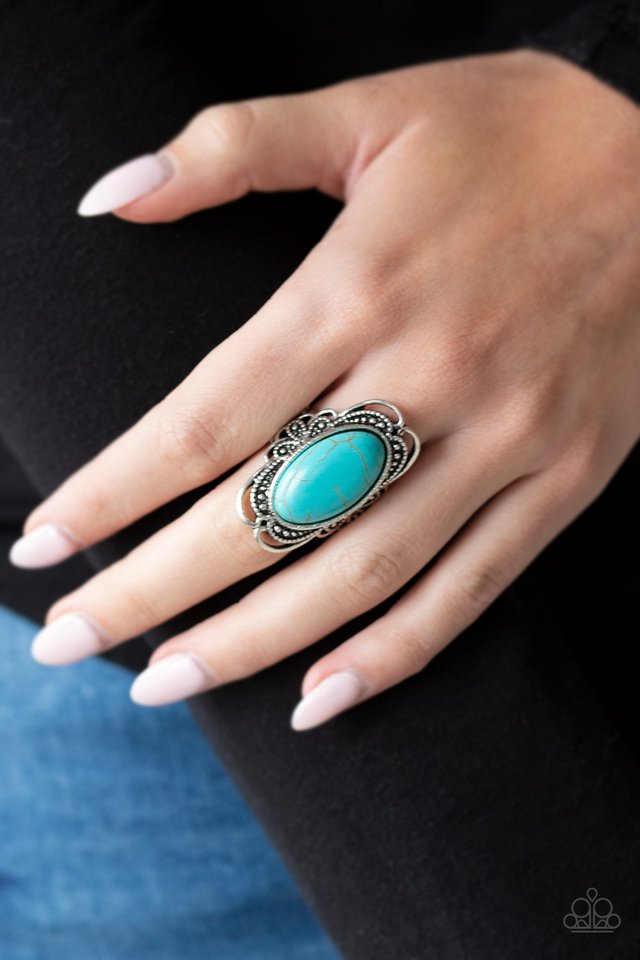 Paparazzi ♥ Desert Flavor - Blue ♥ Ring