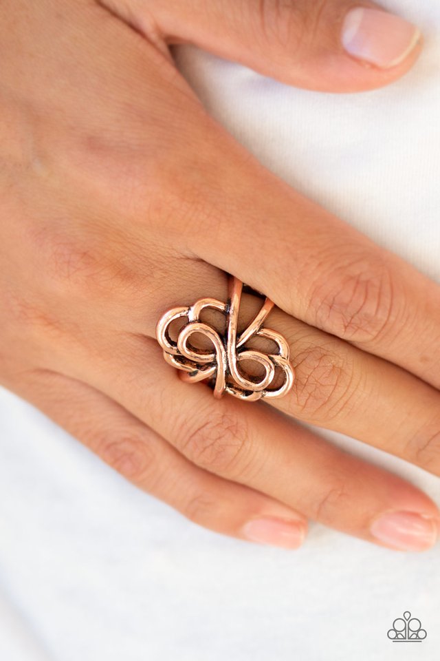 Paparazzi ♥ Ever Entwined - Copper ♥ Ring