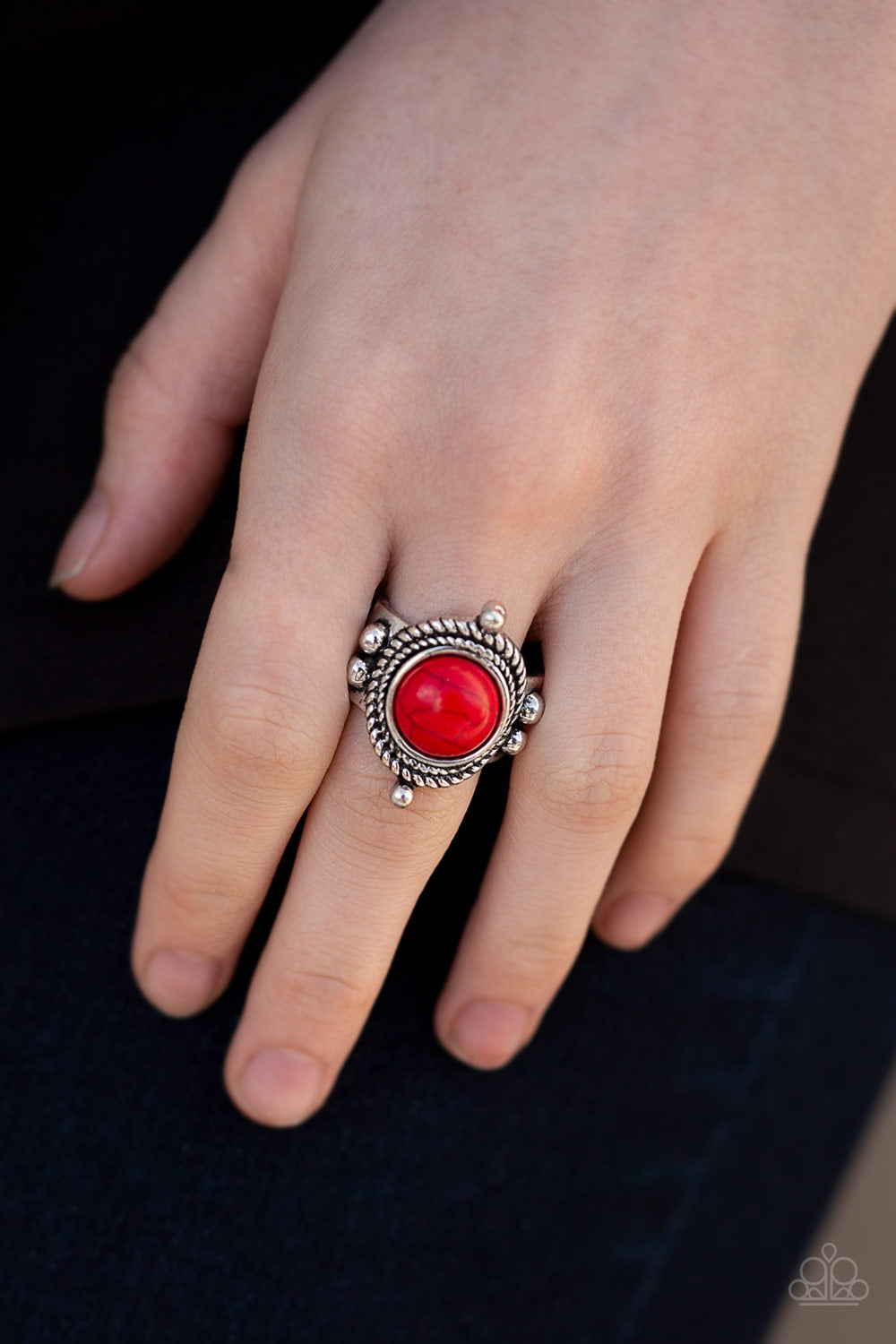 Paparazzi ♥ Prone To Wander - Red ♥  Ring