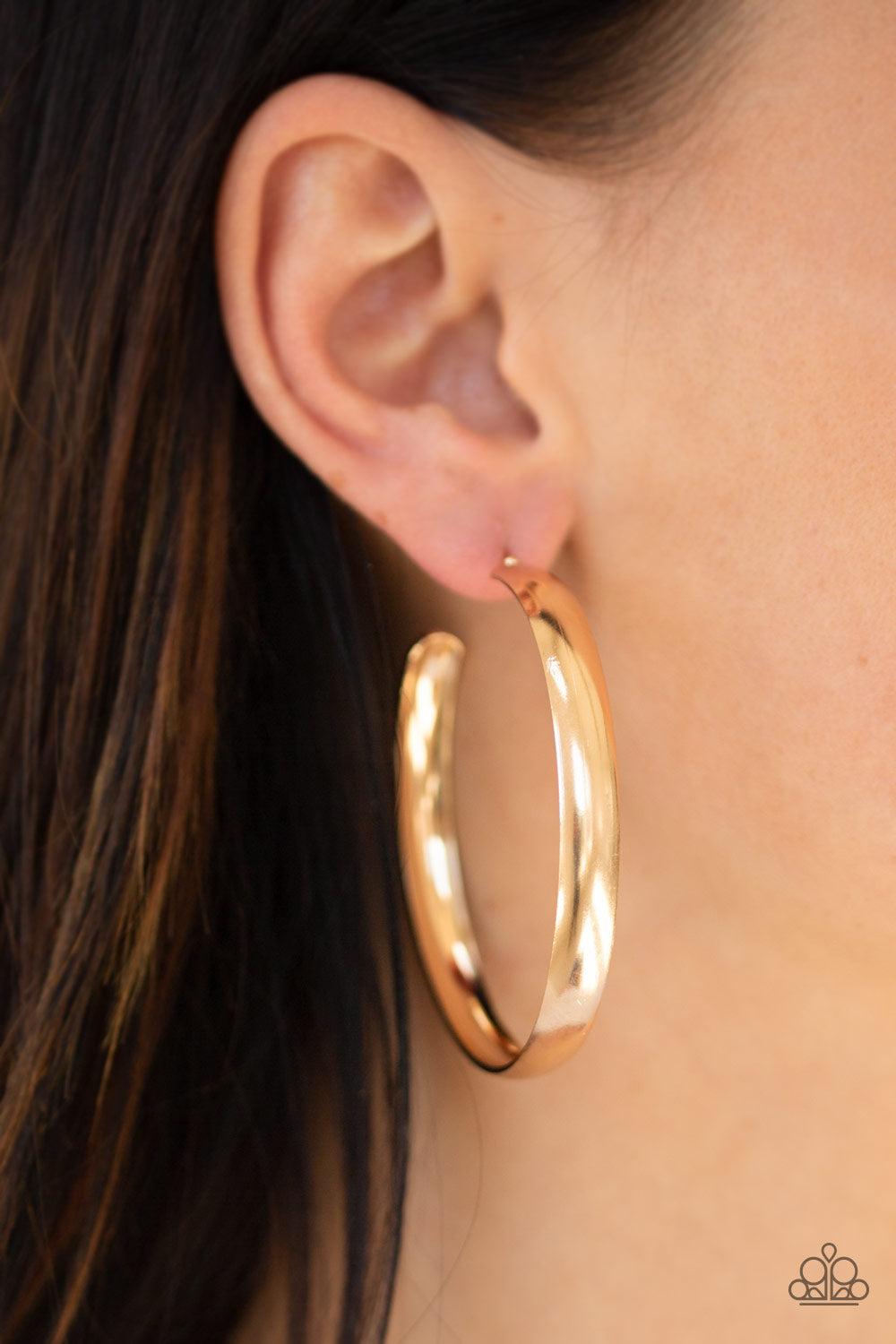 Paparazzi ♥ A Double Feature - Gold ♥  Earrings
