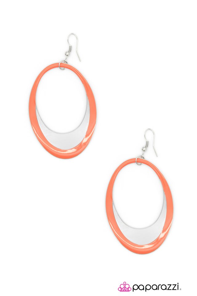 Paparazzi ♥ Rock the Cradle - Orange ♥ Earrings