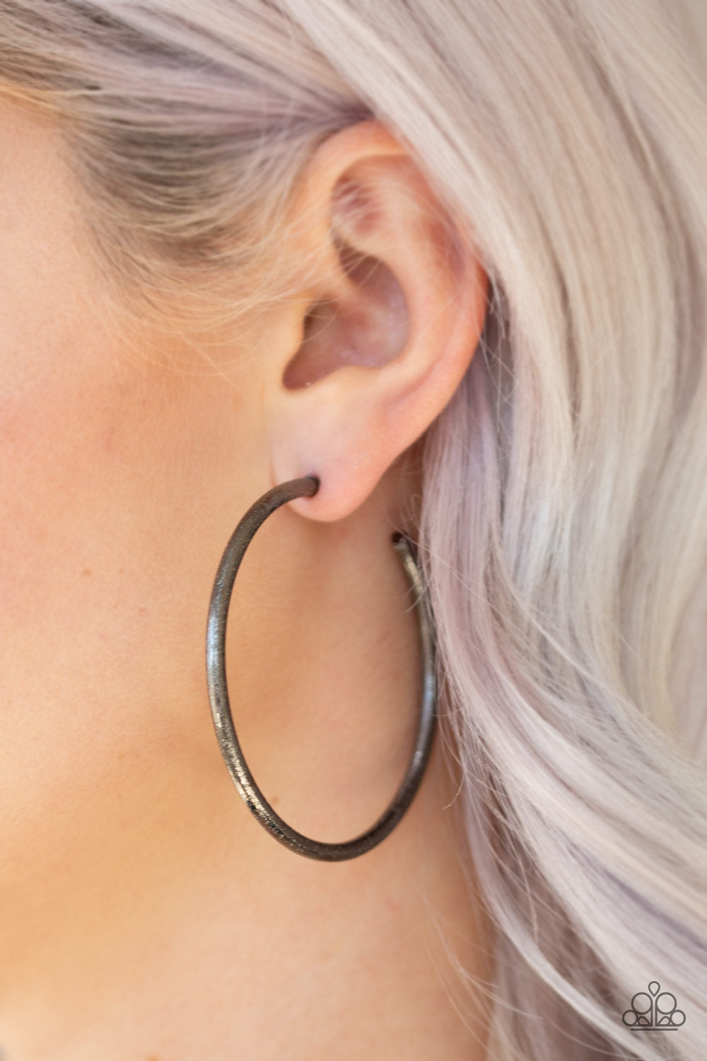 Paparazzi ♥ Double Or Nothing - Black ♥  Earrings