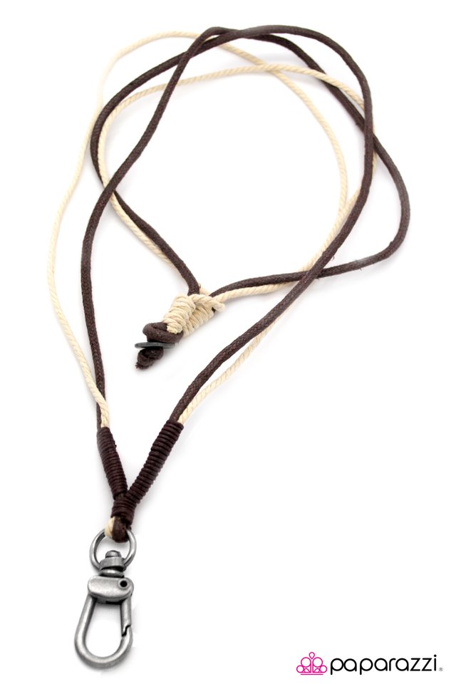 Paparazzi ♥ Whats the Catch? - Brown ♥ Necklace