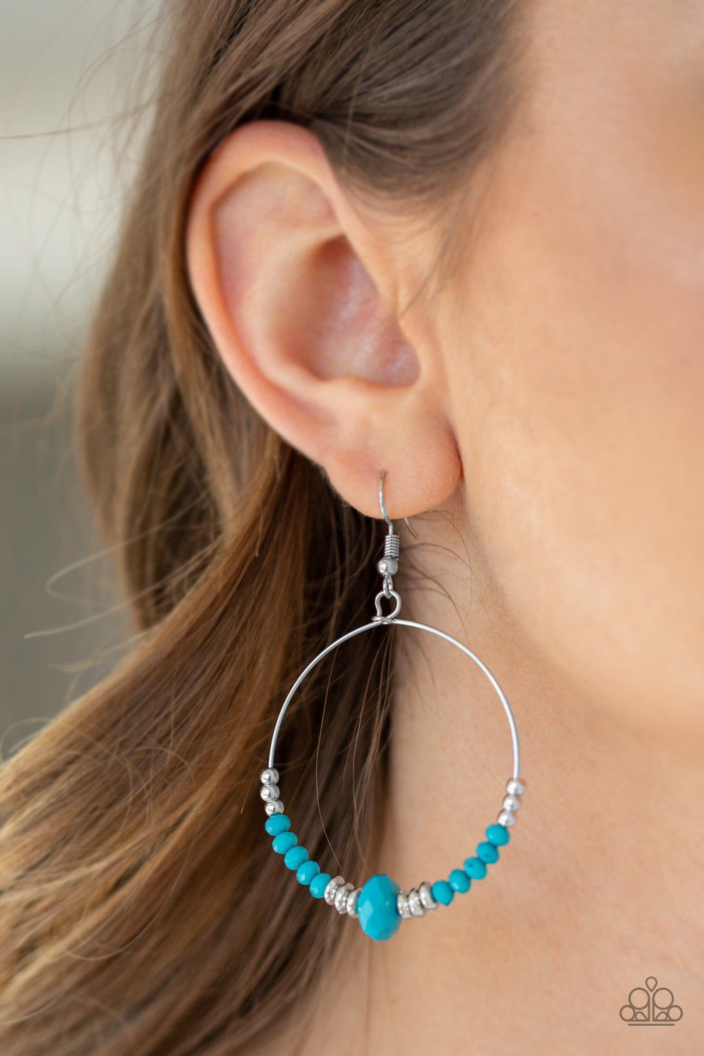 Paparazzi ♥ Retro Rural - Blue ♥  Earrings