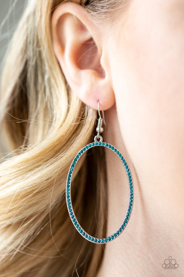 Paparazzi ♥ Dazzle On Demand - Blue ♥ Earrings