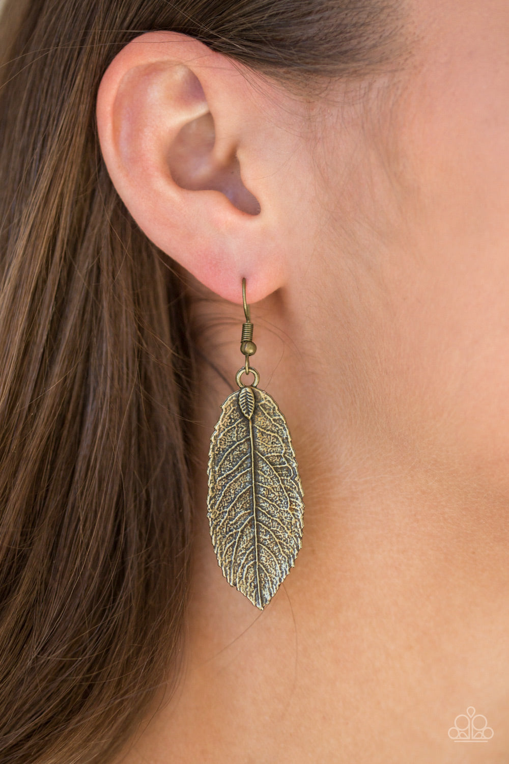 Paparazzi ♥ We GATHERER Together - Brass ♥  Earrings