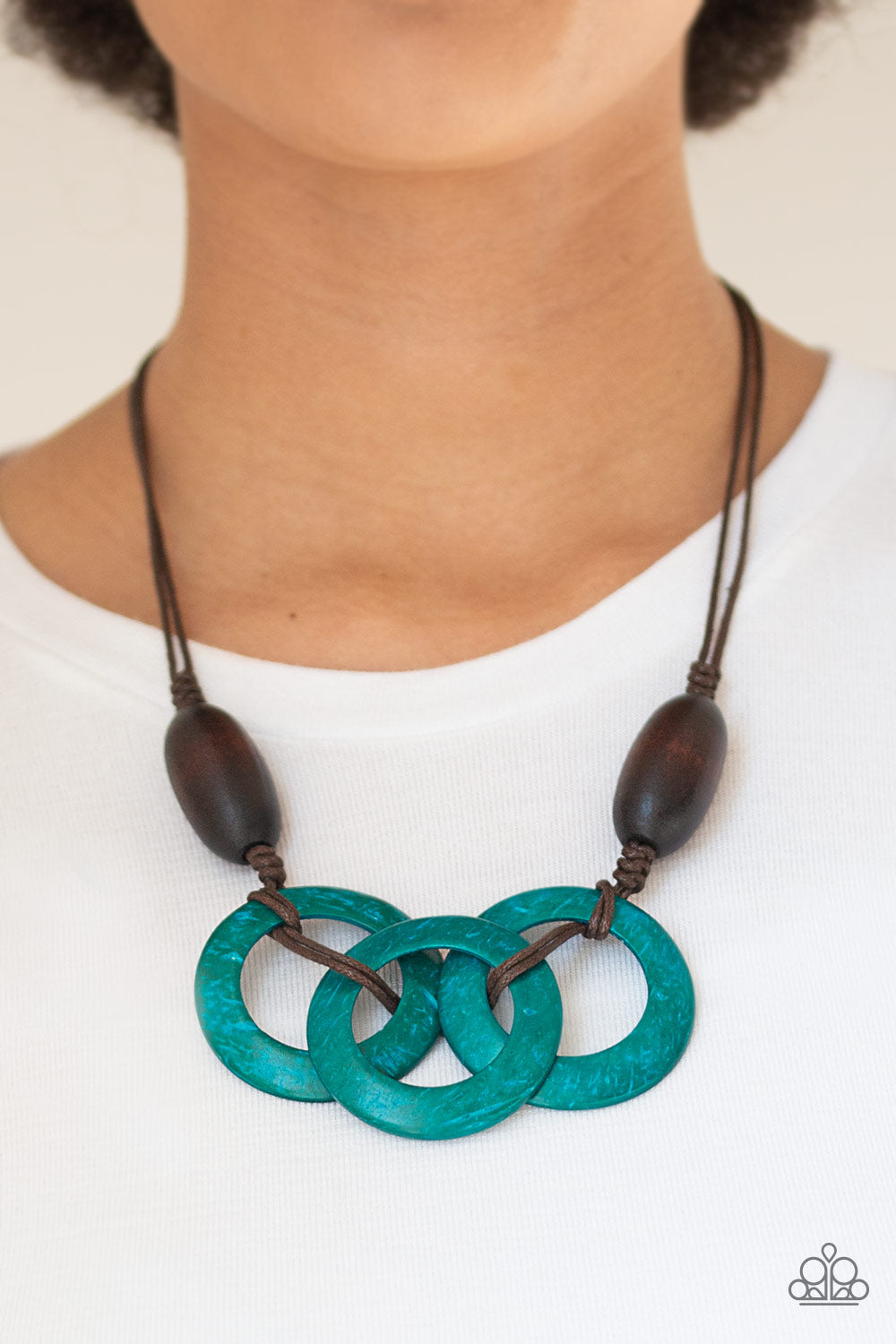 Paparazzi ♥ Bahama Drama - Blue ♥  Necklace