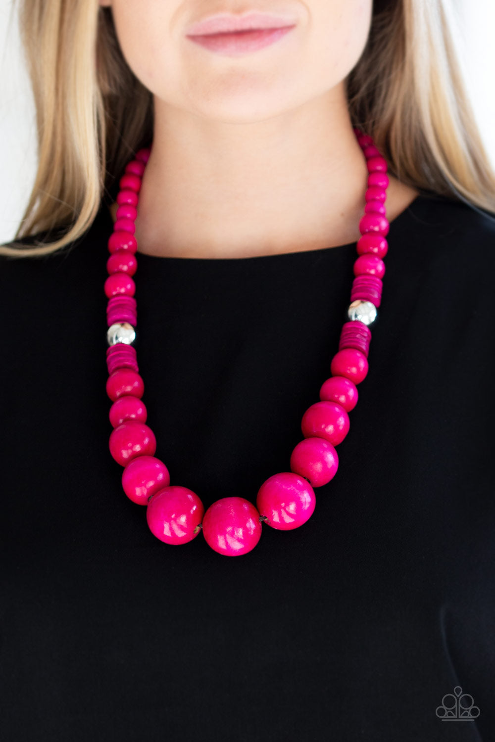 Paparazzi ♥ Panama Panorama - Pink ♥  Necklace