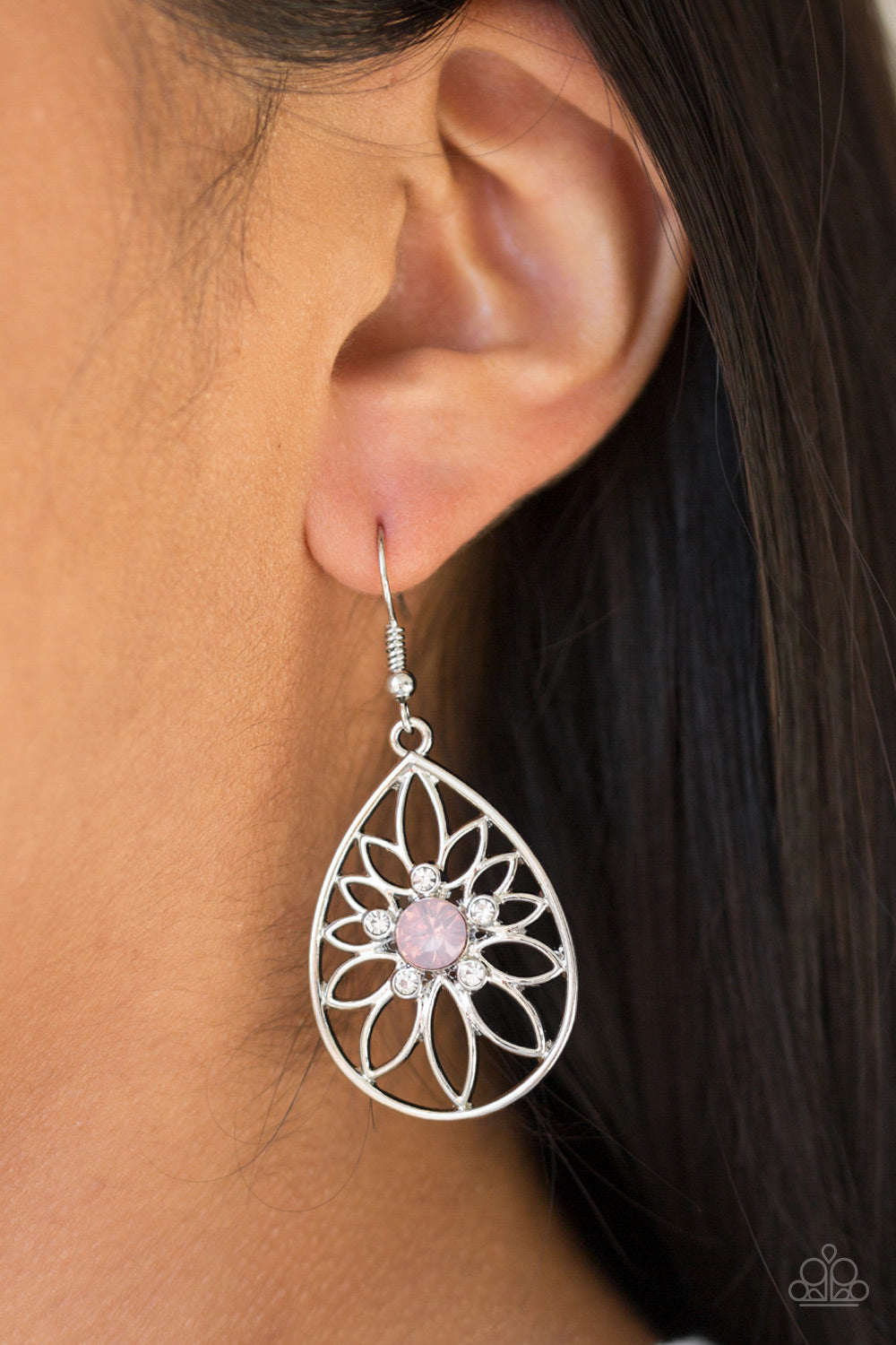 Paparazzi ♥ Take It GLOW - Pink ♥  Earrings