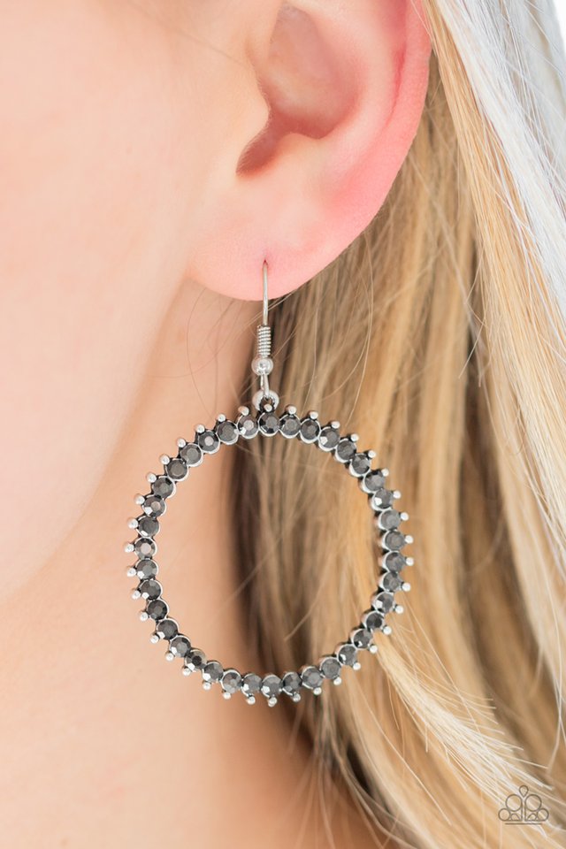 Paparazzi ♥ Spark Their Attention - Silver ♥ Earrings