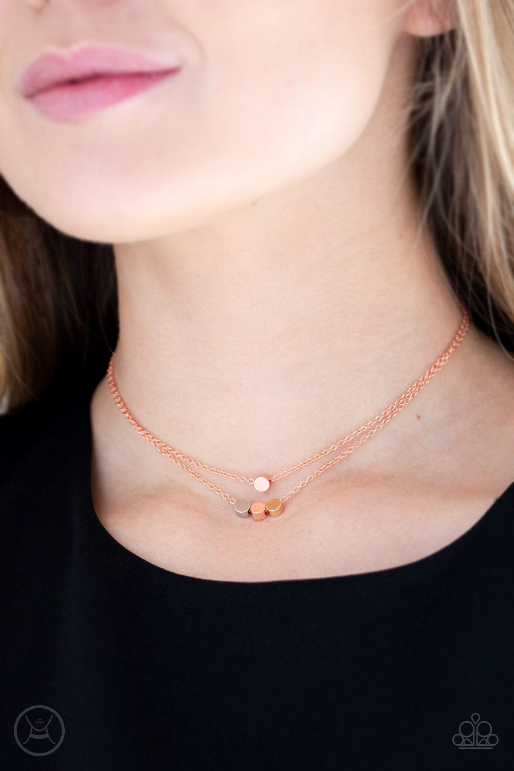 Paparazzi ♥ Mini Minimalist - Copper ♥  Necklace