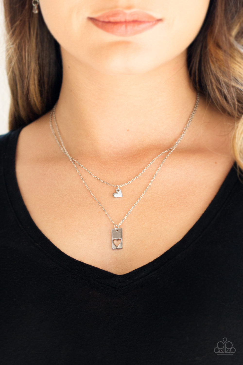 Paparazzi ♥ Not Your Damsel - Silver ♥  Necklace