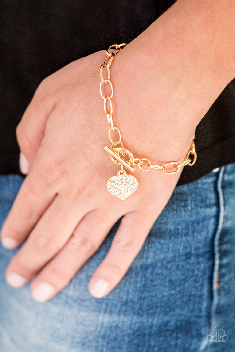 Paparazzi ♥ Lots of Love - Gold ♥  Bracelet