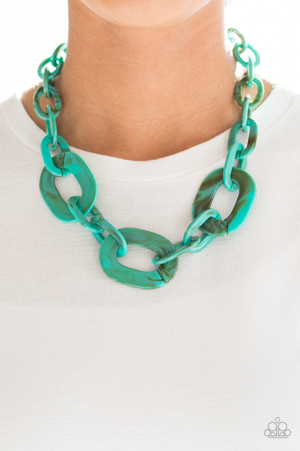 Paparazzi ♥ All In-VINCIBLE - Blue ♥  Necklace