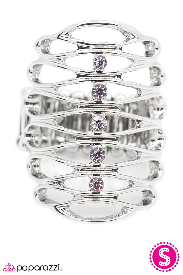 Paparazzi ♥ Rattle The Cage - Purple ♥ Ring