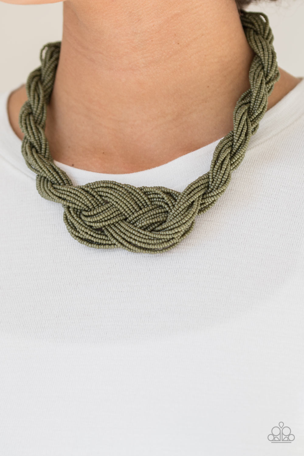 Paparazzi ♥ A Standing Ovation - Green ♥  Necklace