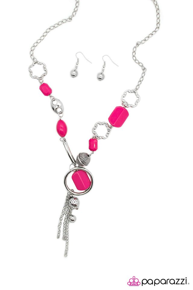Paparazzi ♥ Pink Prose - Pink ♥ Necklace