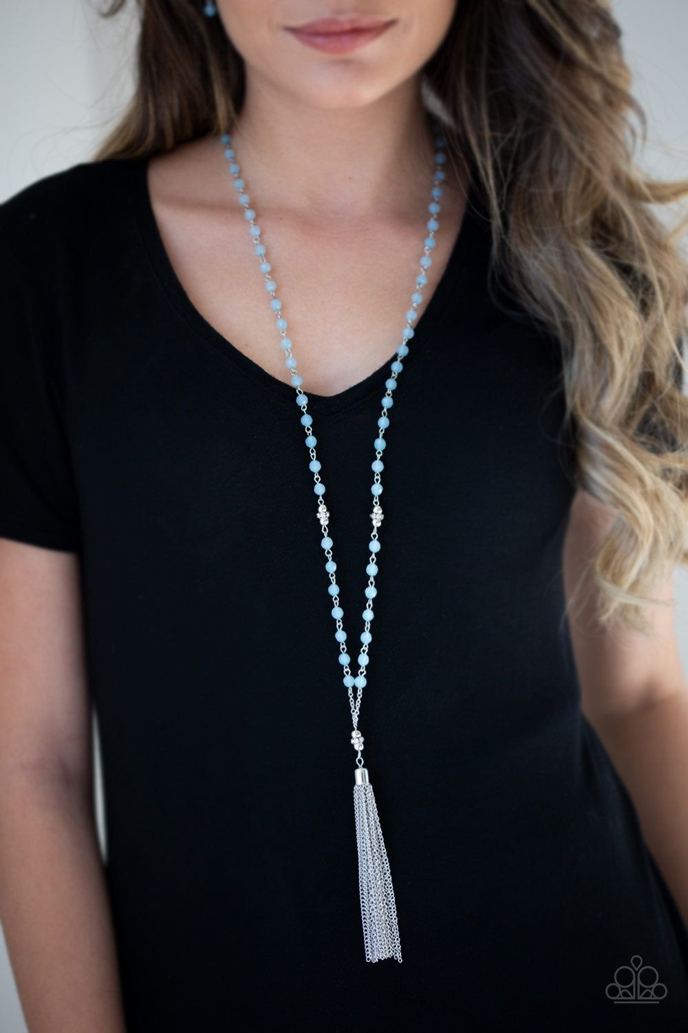 Paparazzi ♥ Tassel Takeover - Blue ♥  Necklace
