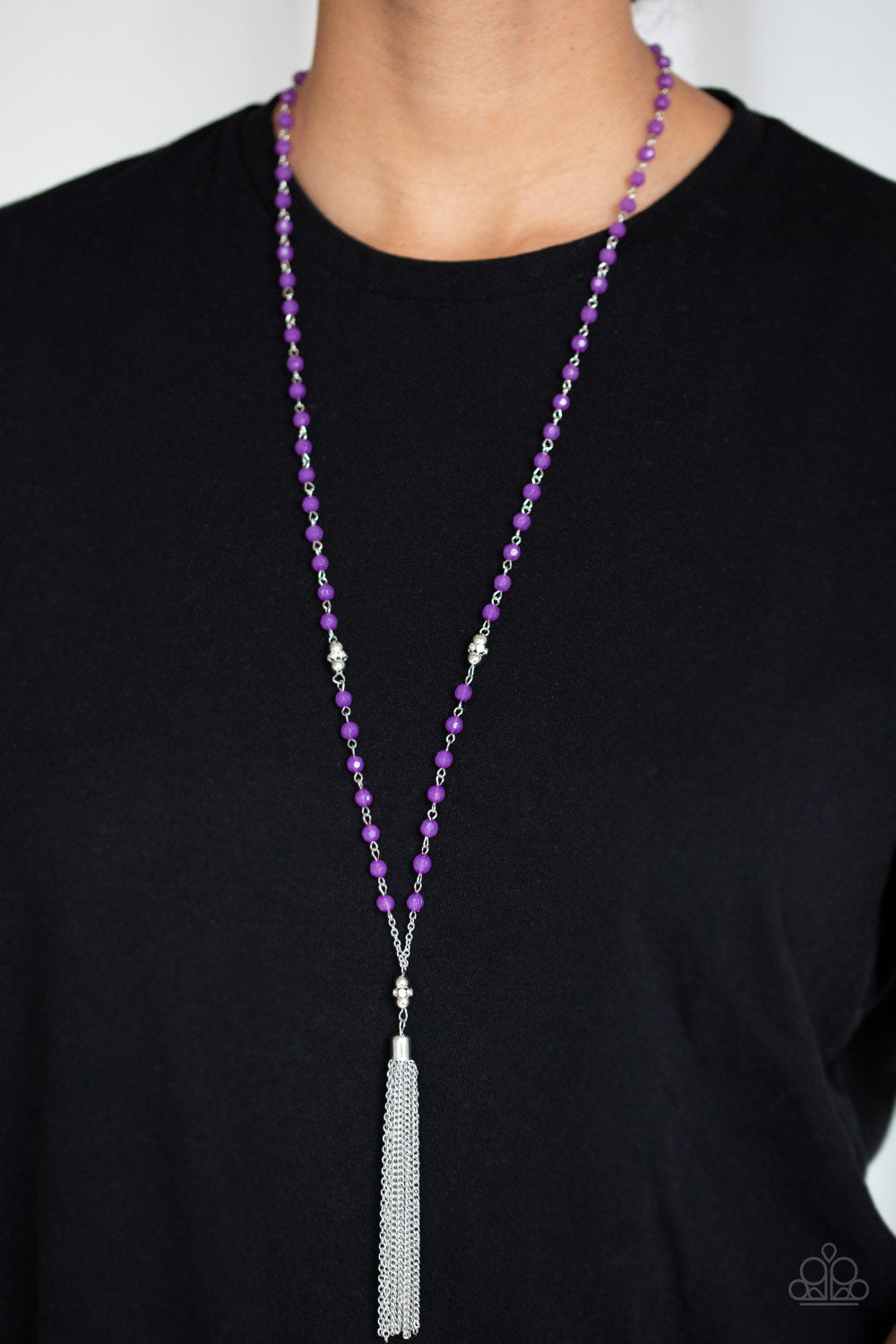 Paparazzi ♥ Tassel Takeover - Purple ♥  Necklace