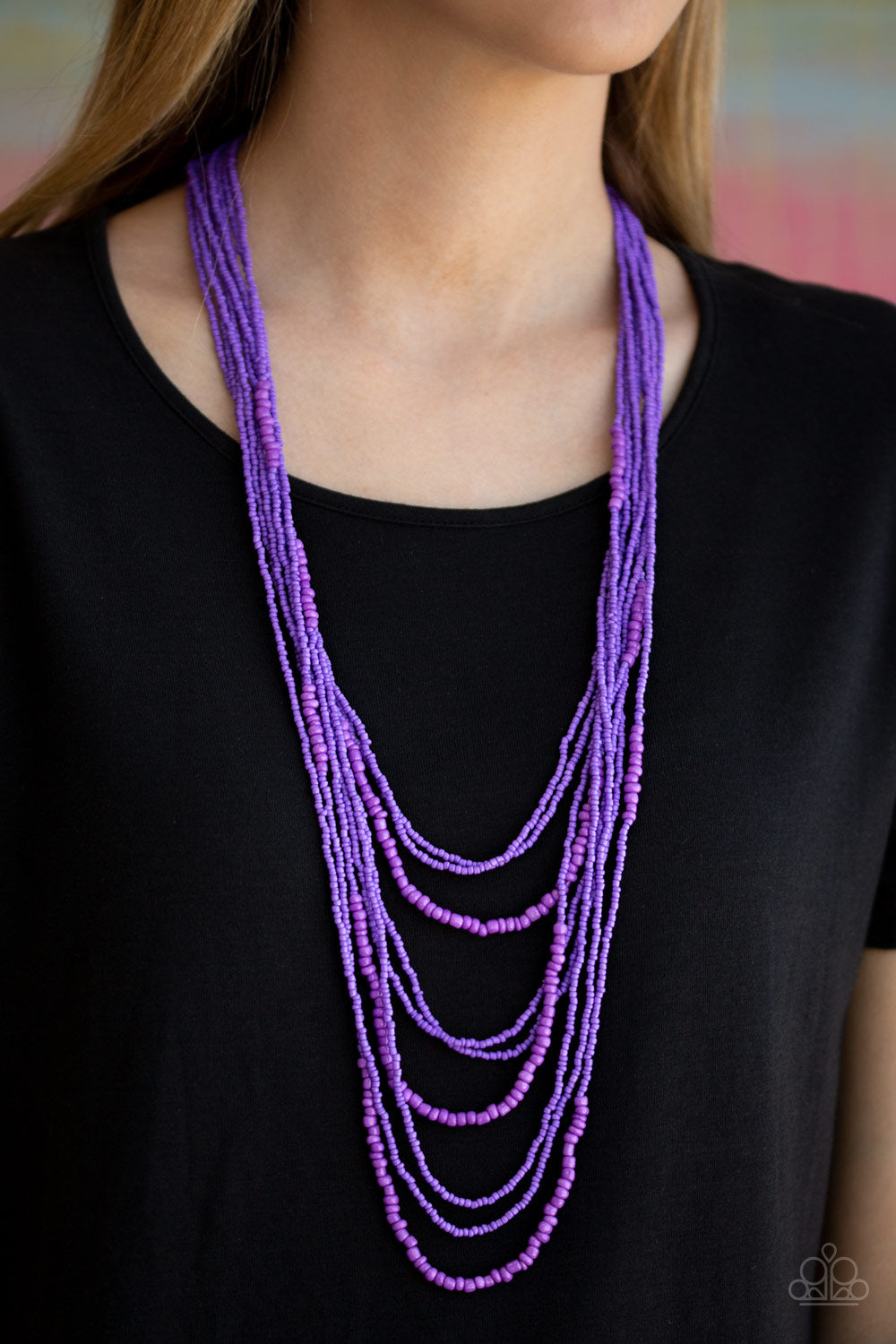 Paparazzi ♥ Totally Tonga - Purple ♥  Necklace