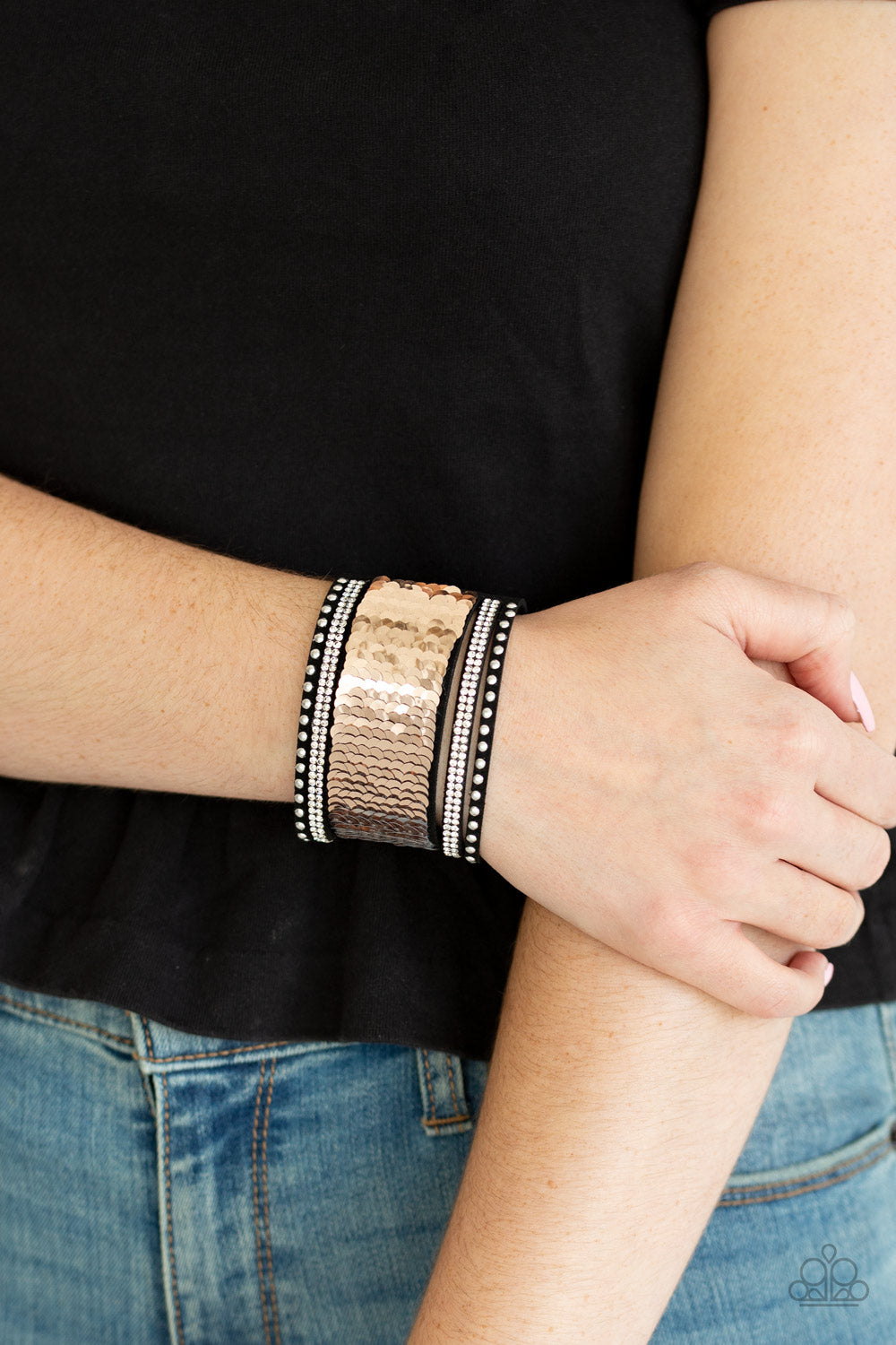 Paparazzi ♥ MERMAIDS Have More Fun - Gold ♥  Bracelet