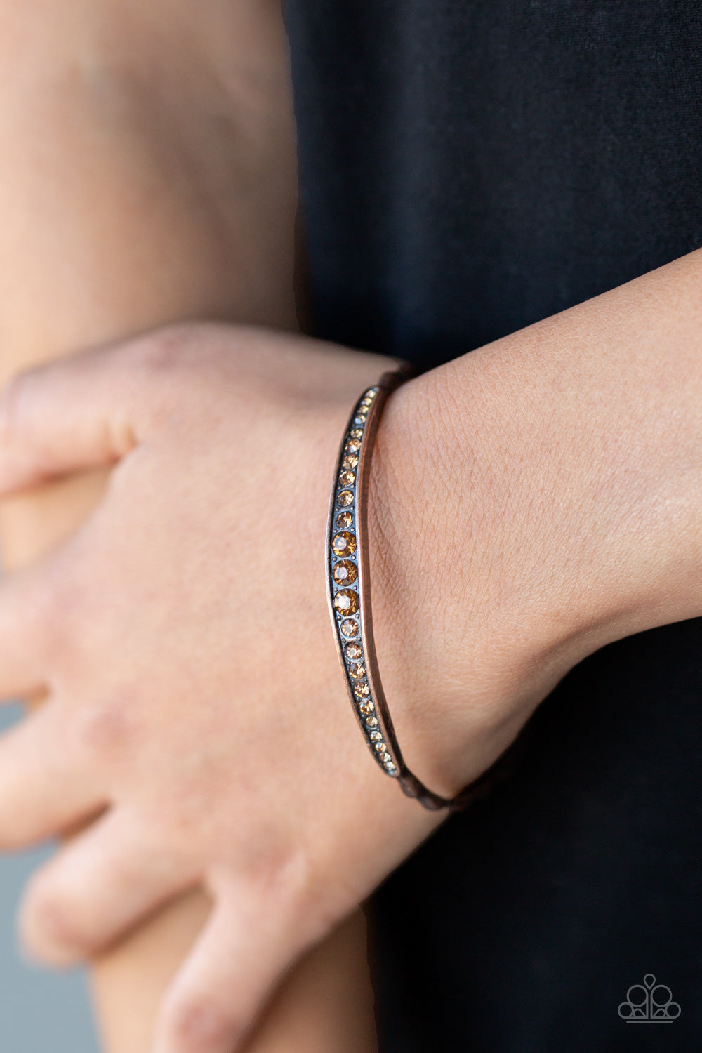 Paparazzi ♥ Just SPARKLE And Wave - Copper ♥  Bracelet