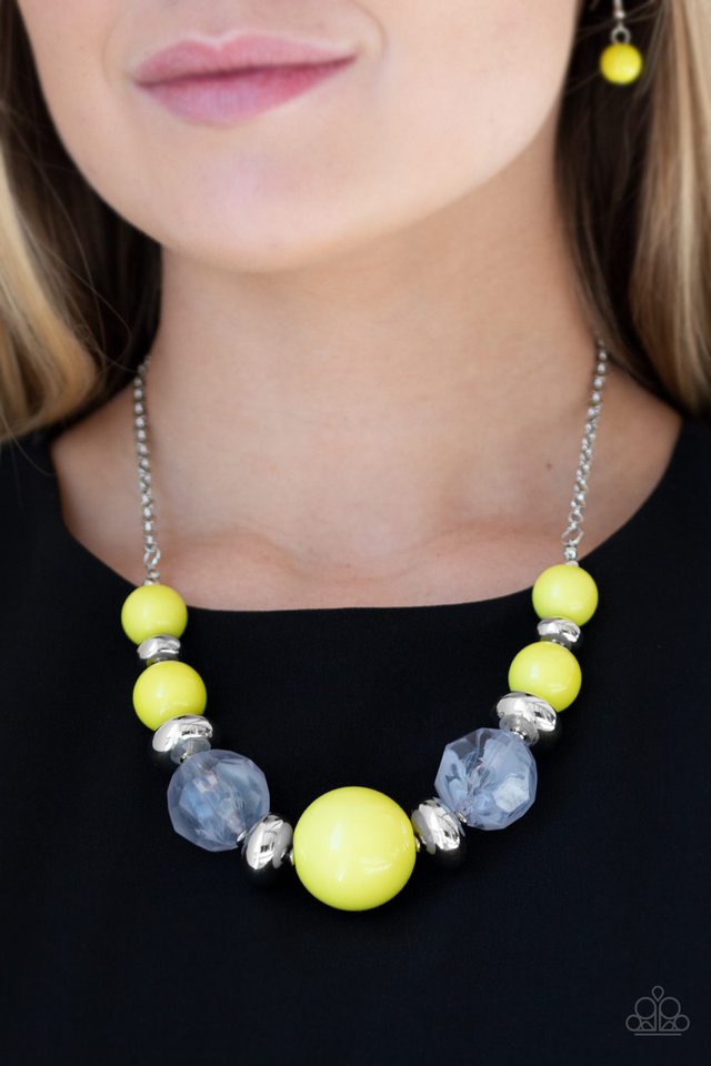 Paparazzi ♥ Daytime Drama - Yellow ♥ Necklace