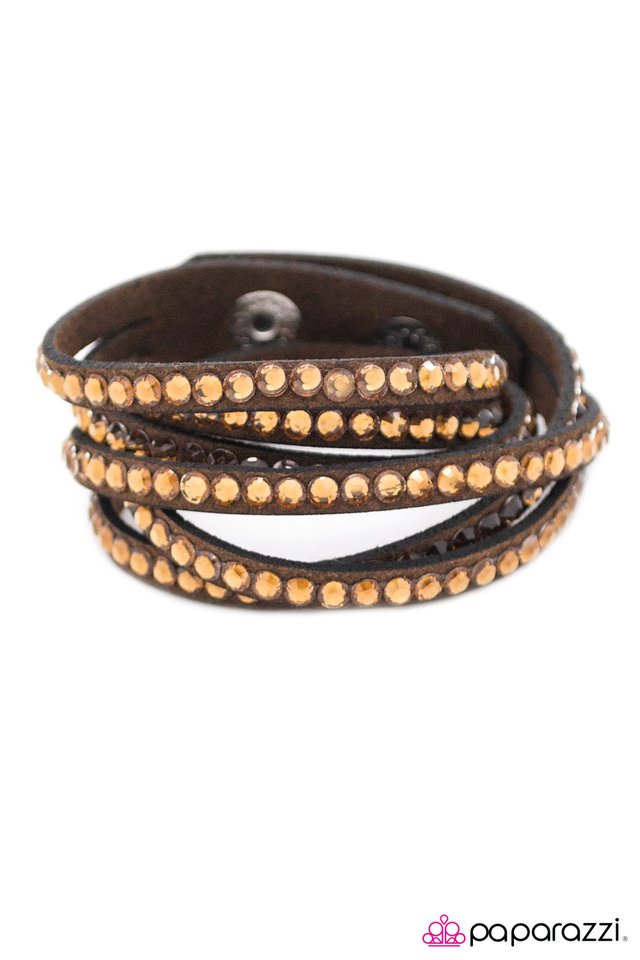 Paparazzi ♥ Raw Magnetism - Brown ♥ Bracelet