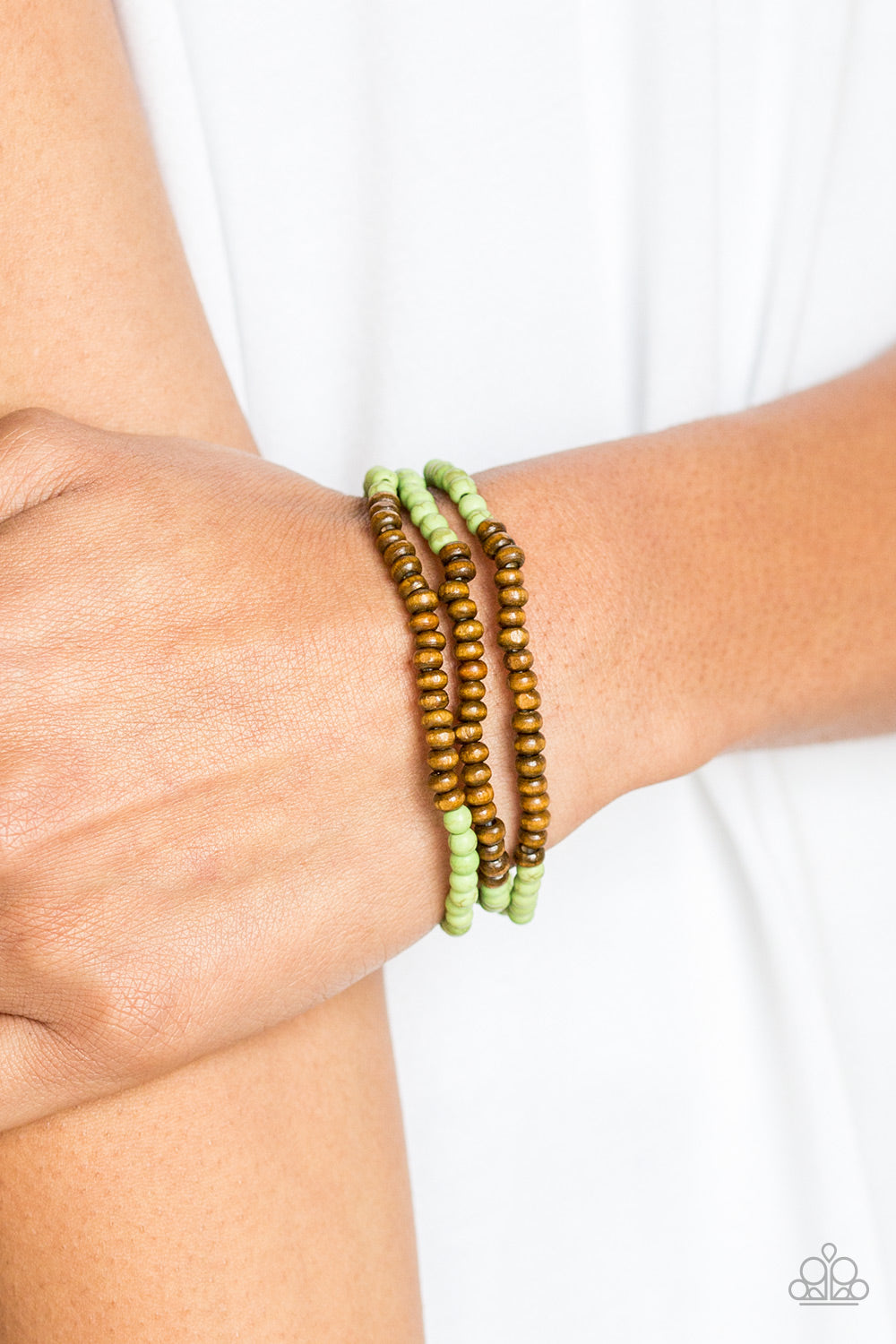 Paparazzi ♥ Woodland Wanderer - Green ♥  Bracelet