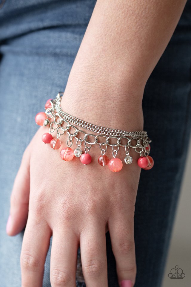 Paparazzi ♥ Let Me SEA! - Orange ♥ Bracelet