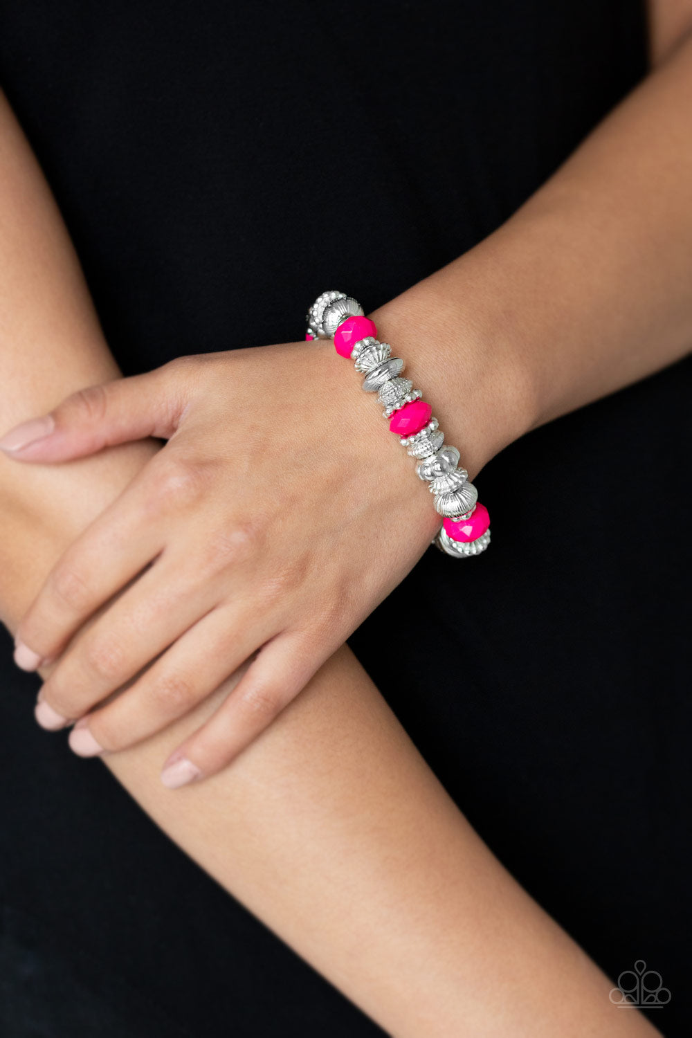 Paparazzi ♥ Live Life To The COLOR-fullest - Pink ♥  Bracelet