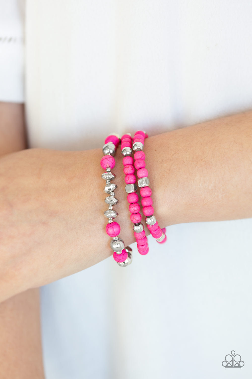 Paparazzi ♥ Mountain Artist - Pink ♥  Bracelet