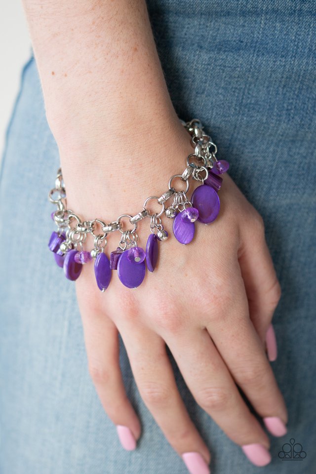 Paparazzi ♥ Seashore Sailing - Purple ♥ Bracelet