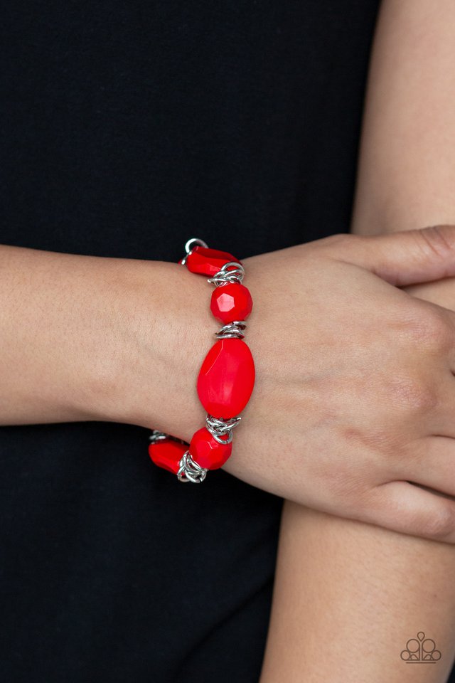 Paparazzi ♥ Savor The Flavor - Red ♥ Bracelet