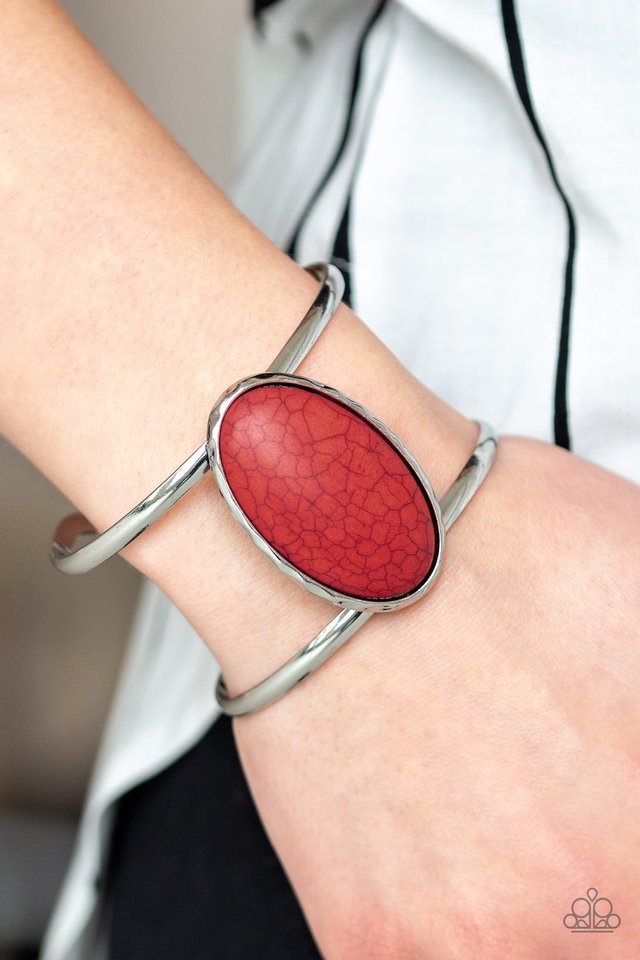 Paparazzi ♥ Desert Empress - Red ♥ Bracelet