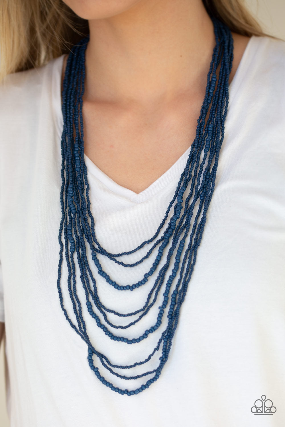 Paparazzi ♥ Totally Tonga - Blue ♥  Necklace