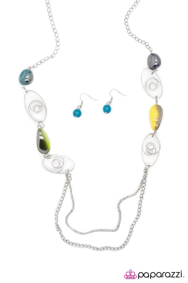 Paparazzi ♥ Twisted Fantasy - Multi ♥ Necklace