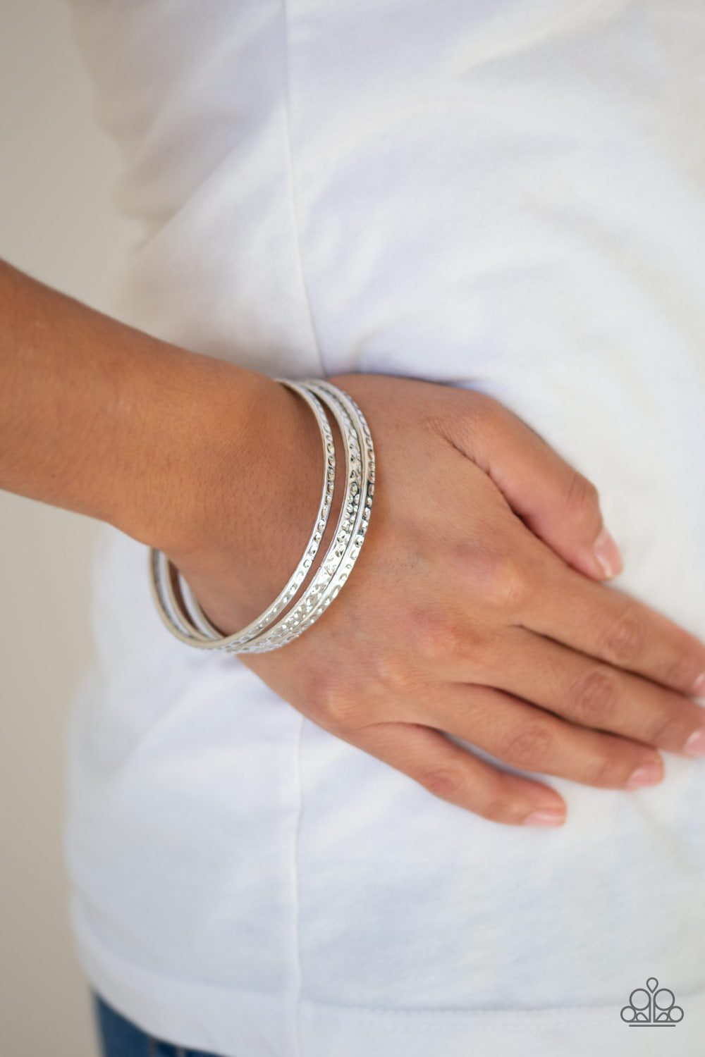 Paparazzi ♥ Casually Couture - Silver ♥  Bracelet