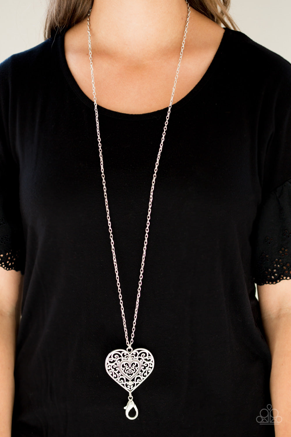 Paparazzi ♥ Classic Casanova - White ♥  Lanyard