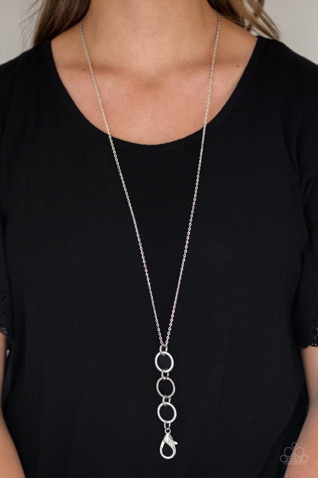 Paparazzi ♥ Diva In Diamonds - White ♥ Lanyard
