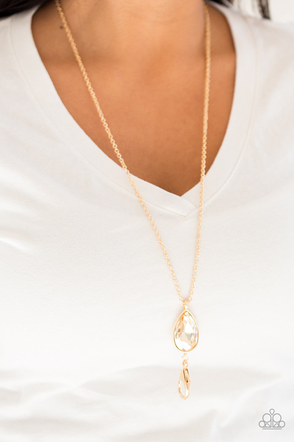 Paparazzi ♥ Elite Shine - Gold ♥  Lanyard