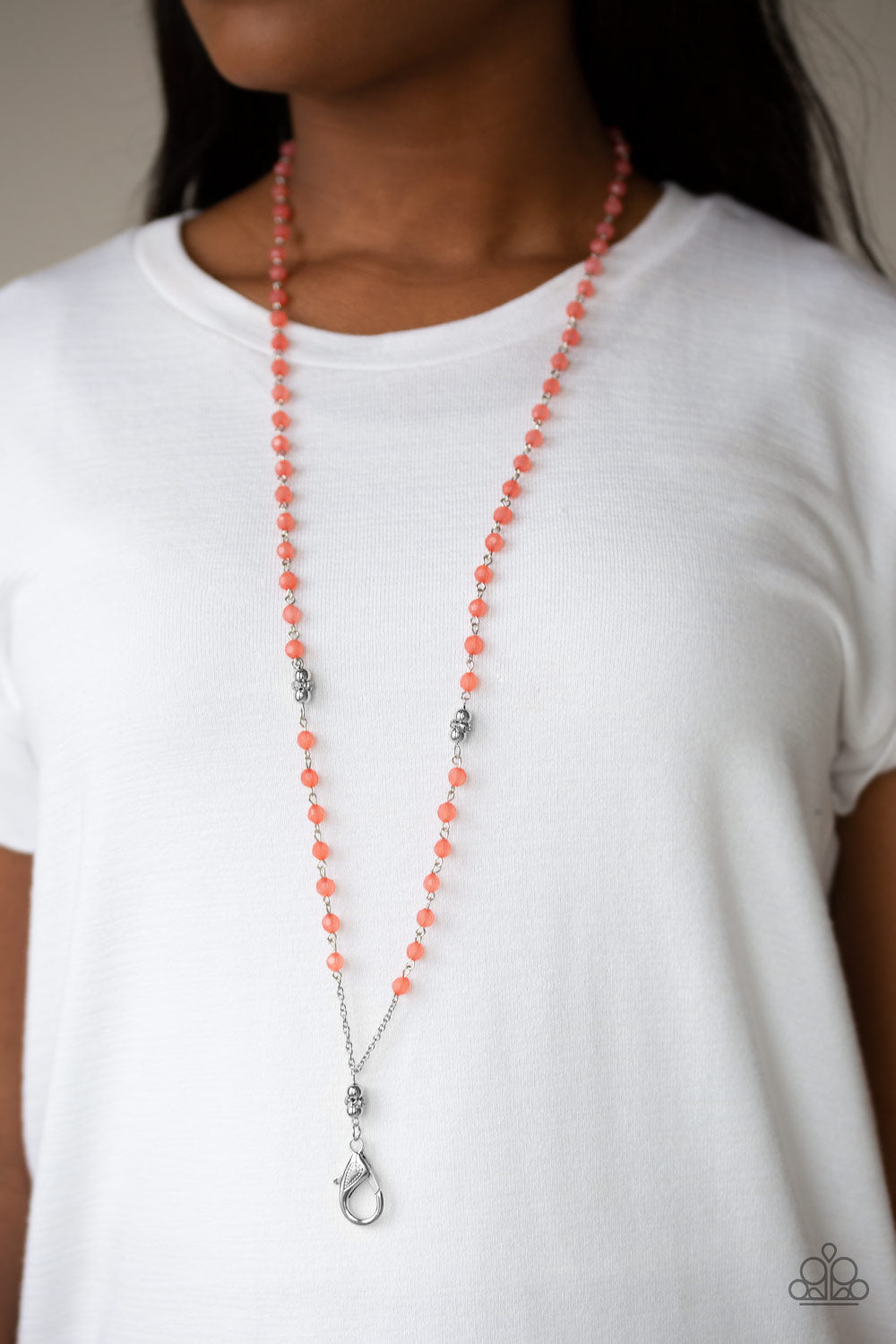 Paparazzi ♥ Tassel Takeover - Orange Lanyard ♥  Lanyard