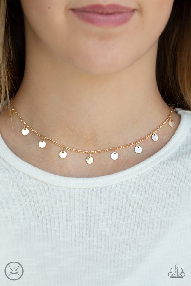 Paparazzi ♥ CHIME A Little Brighter - Gold ♥ Necklace