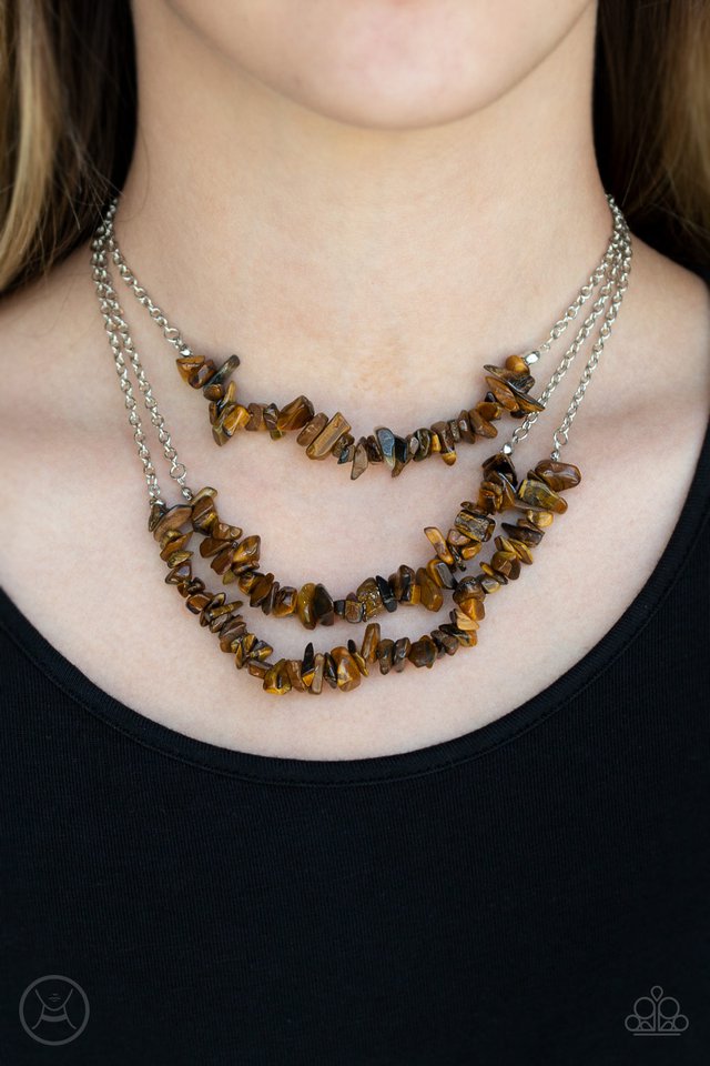 Paparazzi ♥ Eco Goddess - Brown ♥ Necklace