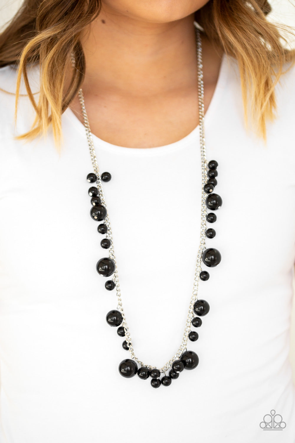 Paparazzi ♥ Theres Always Room At The Top - Black ♥  Necklace