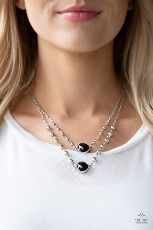 Paparazzi ♥ Colorfully Charming - Black ♥ Necklace